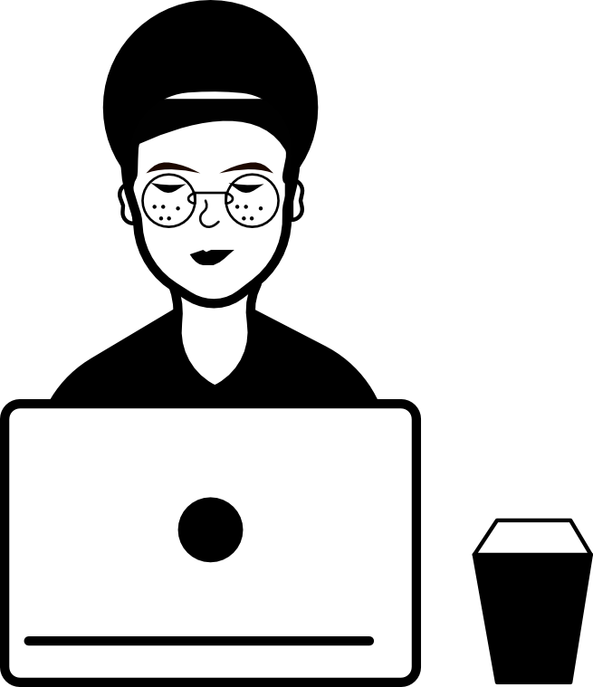 GKI woman using laptop